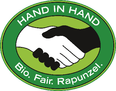 Das Hand in Hand - Siegel von Rapunzel steht für biologischen Anbau und fairen Handel. Das Hand in Hand - Siegel von Rapunzel steht für biologischen Anbau und fairen Handel.