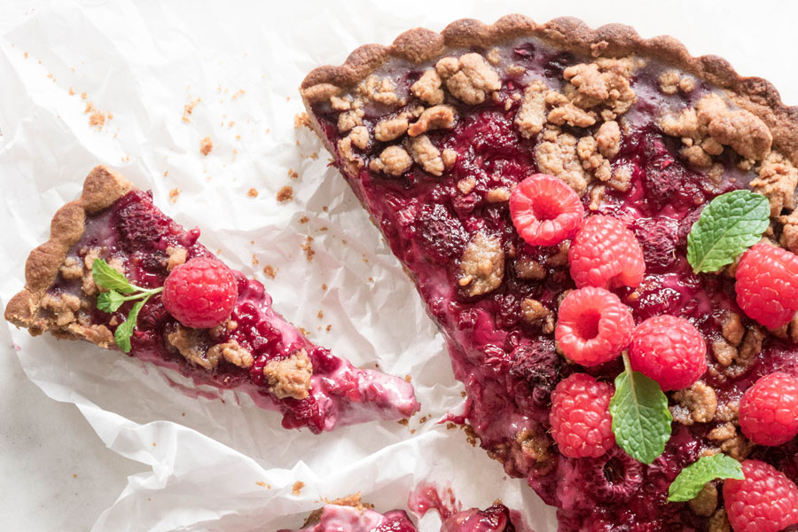 Himbeerstreuselkuchen Himbeerstreuselkuchen