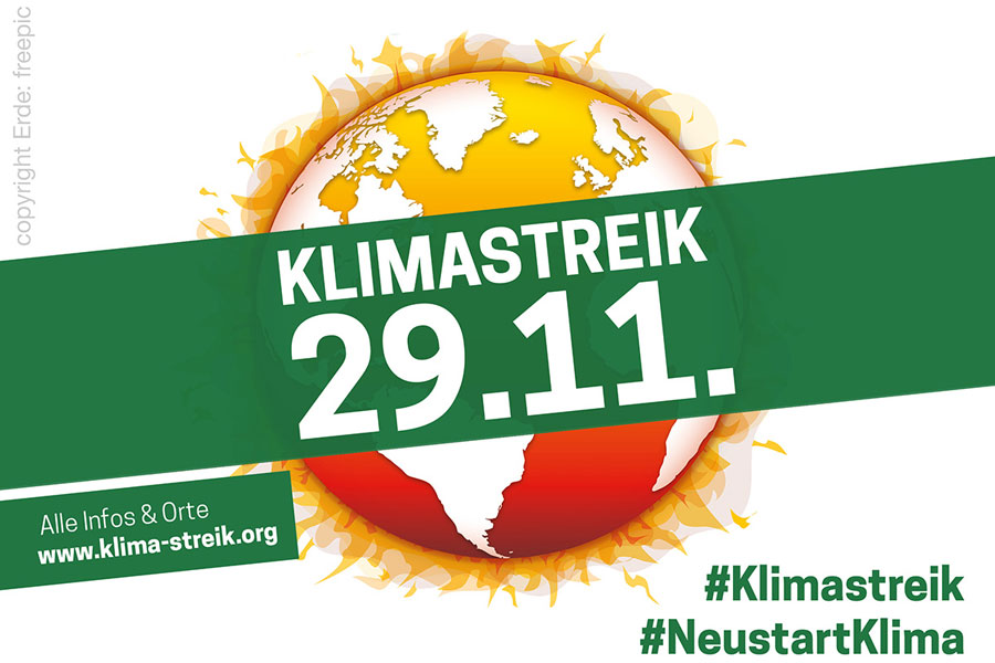 Aufruf zum globalen Klimastreik am 29.11.2019 Aufruf zum globalen Klimastreik am 29.11.2019