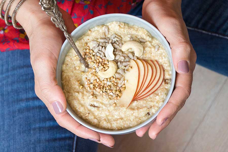 Ayurvedischer Bananen-Kokos-Reis warm... Ayurvedischer Bananen-Kokos-Reis warm...