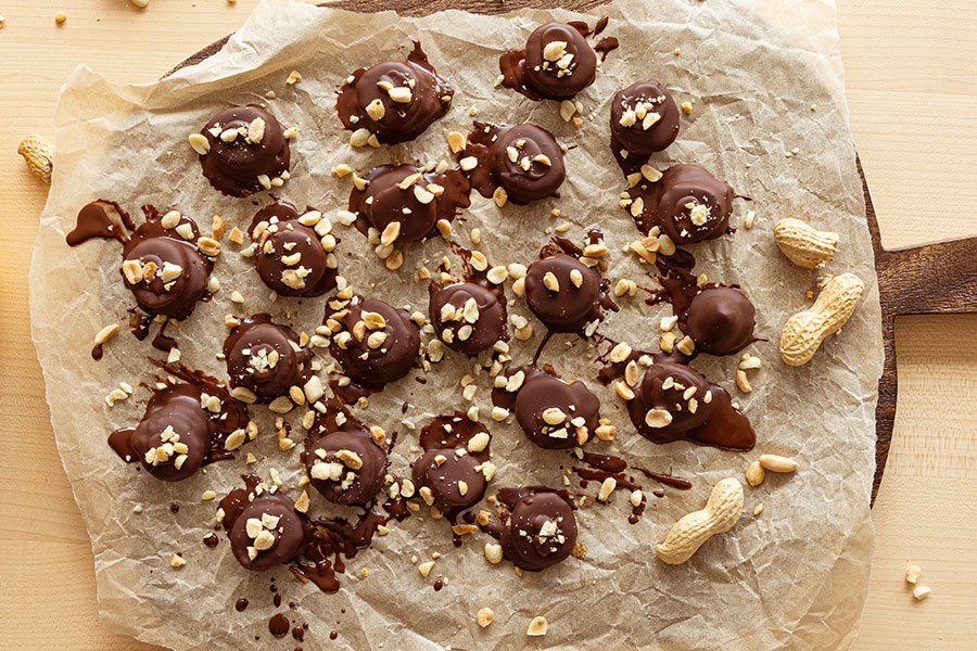 Erdnuss-Bananen-Konfekt