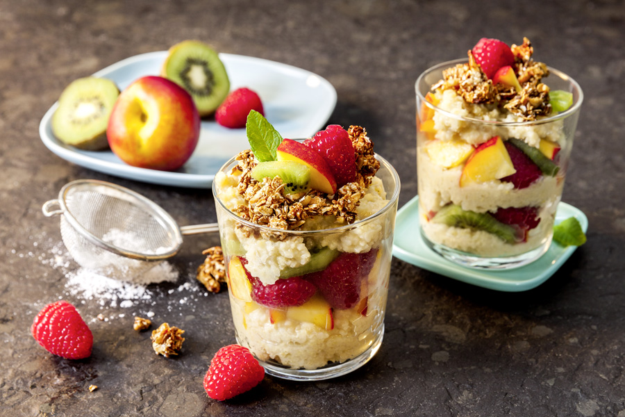 Chia-Milchreis-Trifle Chia-Milchreis-Trifle