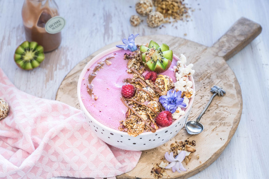 Beeren-Smoothie-Bowl Beeren-Smoothie-Bowl