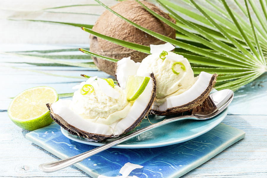 Kokos-Limetten-Eis Kokos-Limetten-Eis