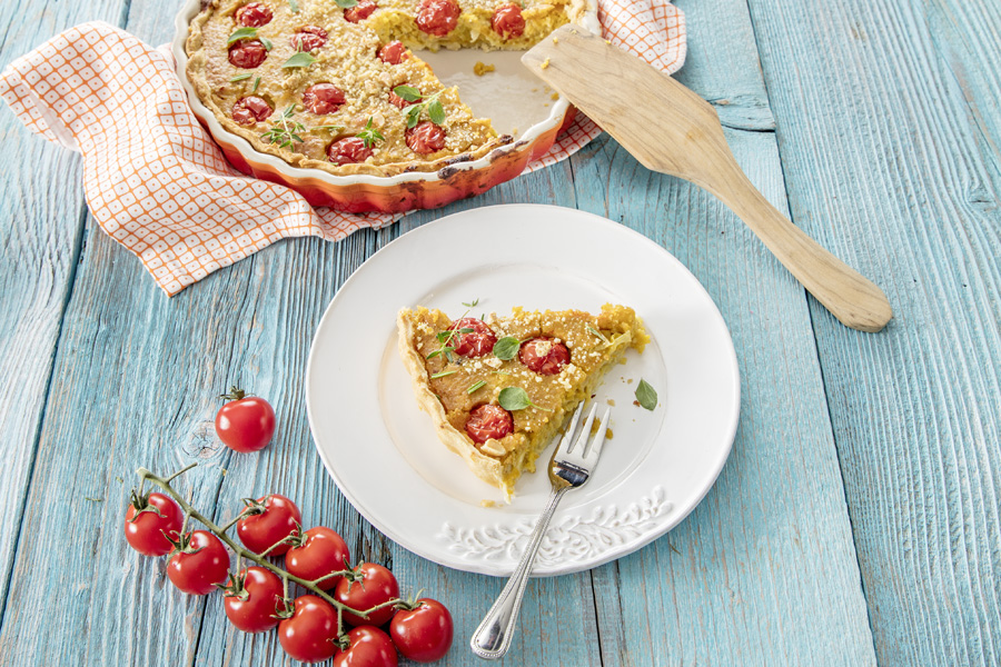 Lupinen-Lauch-Quiche