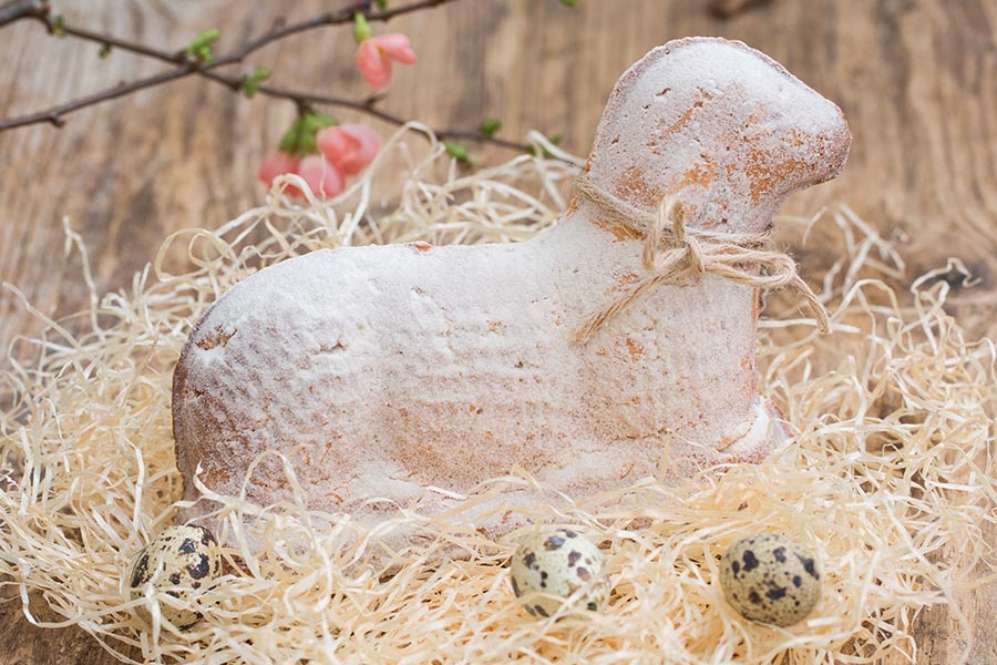 Veganes Osterlämmchen