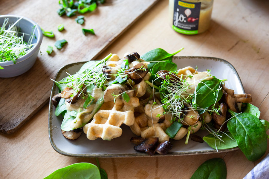 Würzige Waffeln Würzige Waffeln