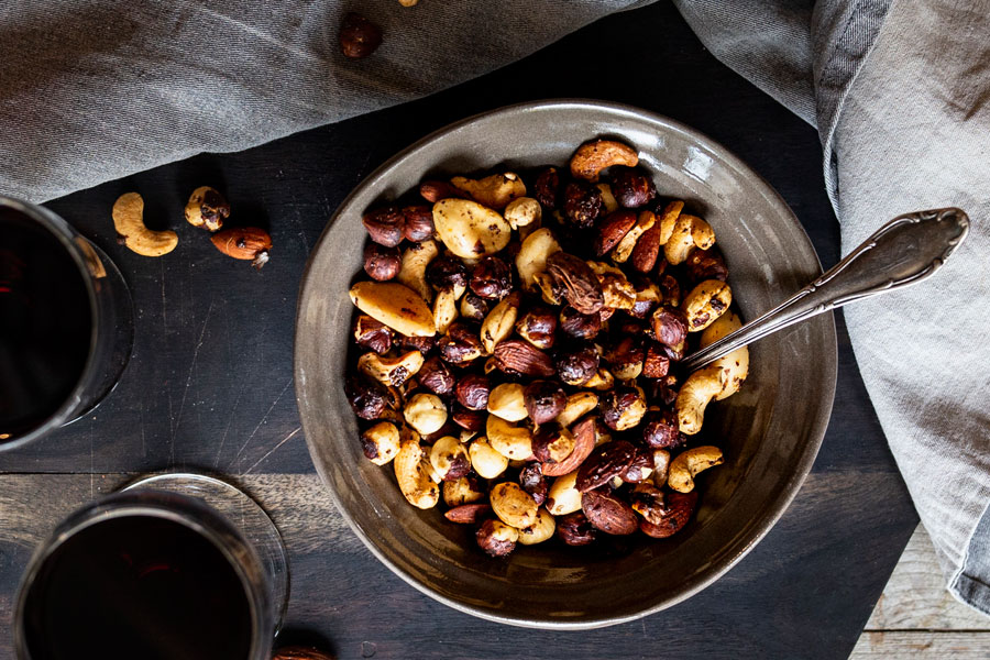 geröstete Espresso Nüsse geröstete Espresso Nüsse