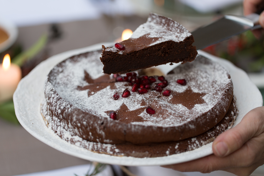 Schokoladenkuchen mit Kokosblütenzucker, ohne Mehl Schokoladenkuchen mit Kokosblütenzucker, ohne Mehl