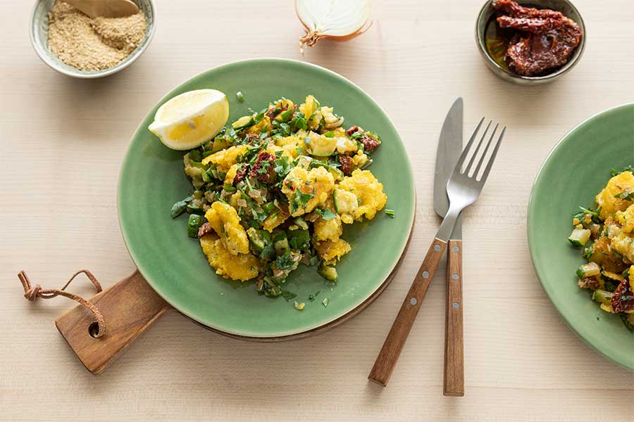 Scrambled Polenta Scrambled Polenta