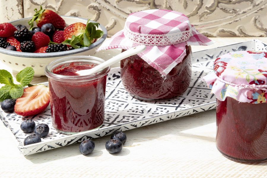 Sommer-Beeren Marmelade Sommer-Beeren Marmelade