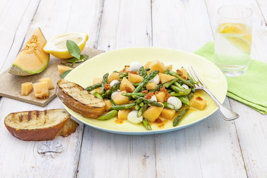Spargel-Melonen-Salat Spargel-Melonen-Salat