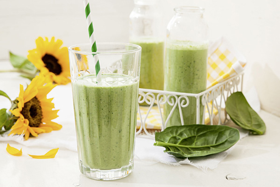Grüner Power-Spinat-Smoothie Grüner Power-Spinat-Smoothie