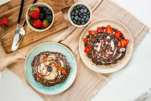 Frühstückspizza süß