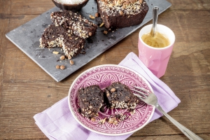 Schokoladenkuchen aus Schwarzen Bohnen