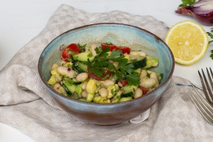 Mediterraner Bohnen Salat
