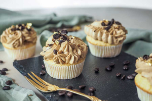 Cupcakes mit Kaffee-Buttercreme