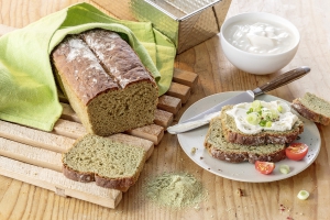 Joghurtbrot mit Kürbiskernmehl