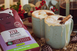 Heiße Schokolade mit Kaffee