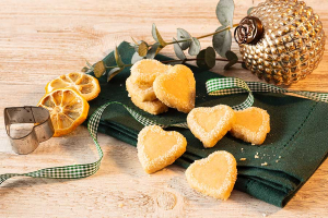 Kokos-Zitronen Herzen