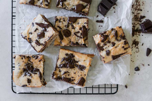 Kokosblüten-blondies