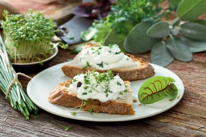 Leinölquark, würzig