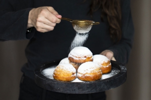 Krapfen mit Marmelade