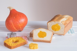 Kürbis-Apfelkuchen mit Überraschung