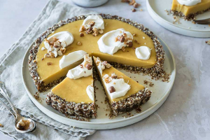 Tarte Mango-Haselnuss