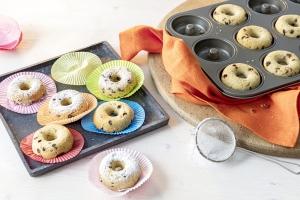 Donuts mit Schokotropfen