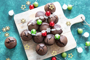 Vegane Schoko-Gewürzmuffins