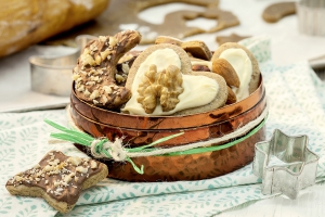 Weihnachts-Ausstecher, nussig